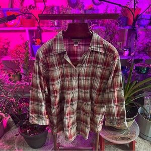 Plaid button down!